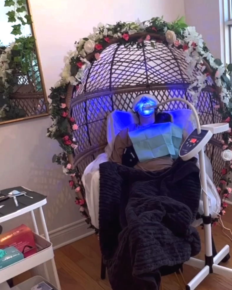 Teeth whitening service at All That Beauty Bar