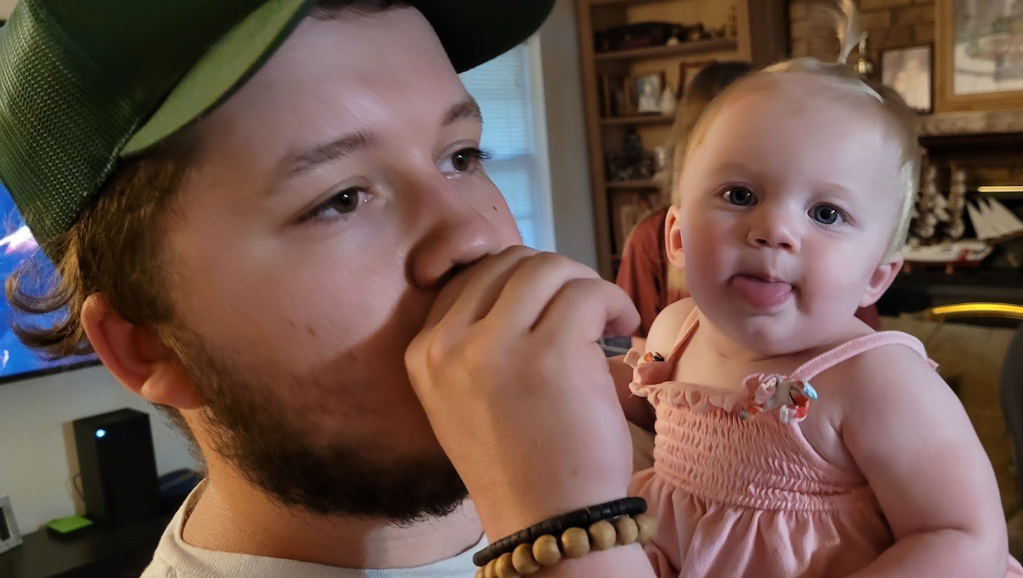 The Blessed Ohana- Austin and baby Sierra Grace