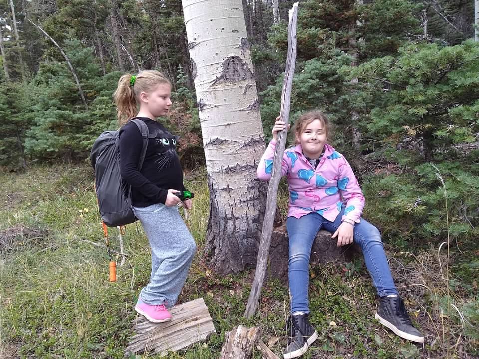 The Blessed Ohana- enjoying one of our many hikes through Colorado