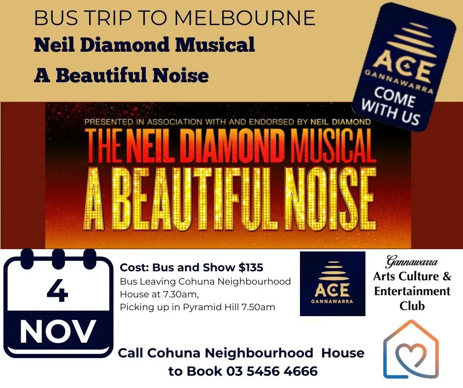 BUS TRIP TO PRINCESS THEATRE MELBOURNE THE NEIL DIAMOND MUSICAL A BEAUTIFUL NOISE