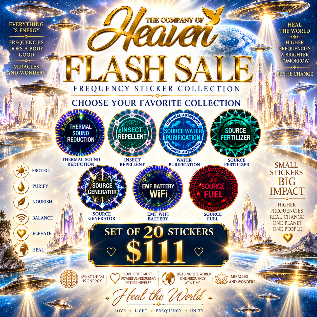 SOURCE Frequency Stickers Flash Sale