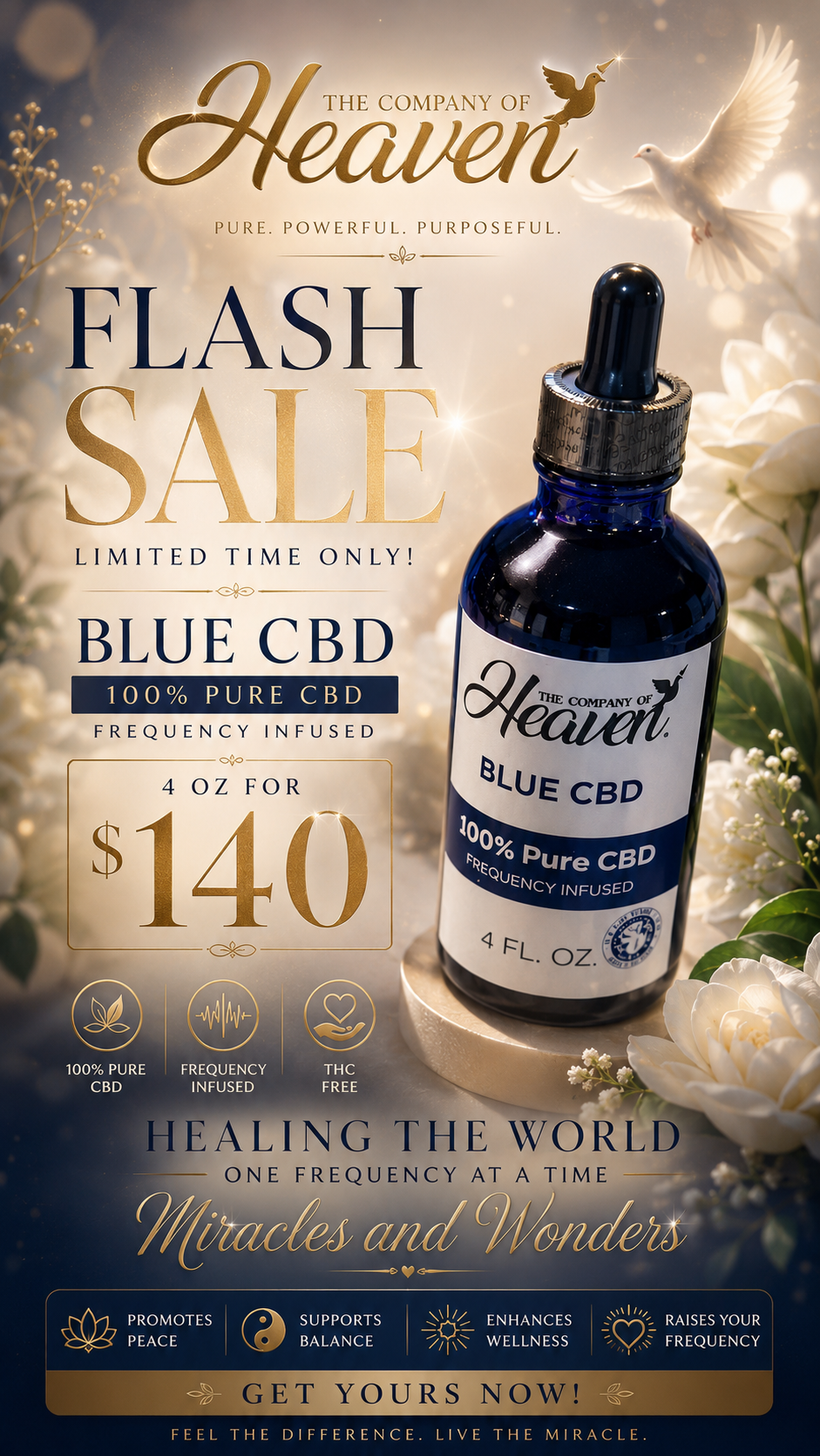 Blue CBD 4 oz Flash Sale