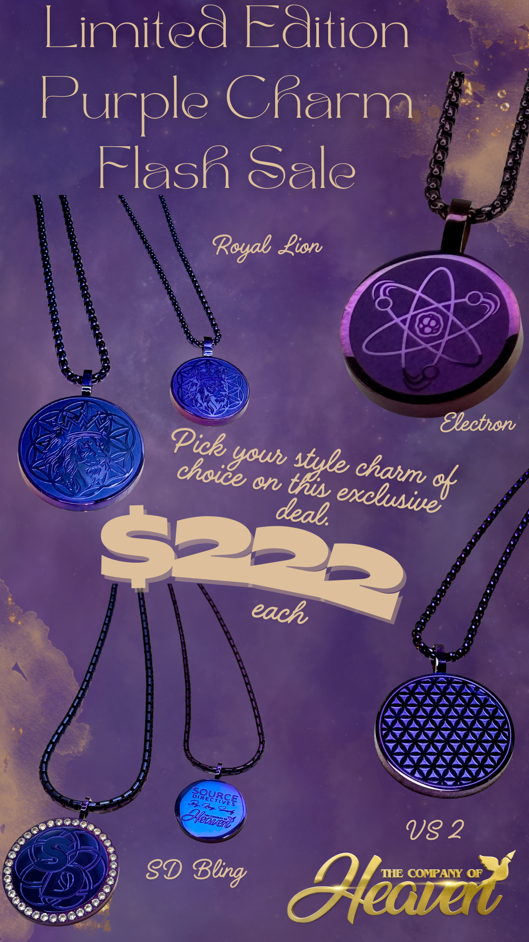 Limited Edition Purple Charm Flash Sale.png