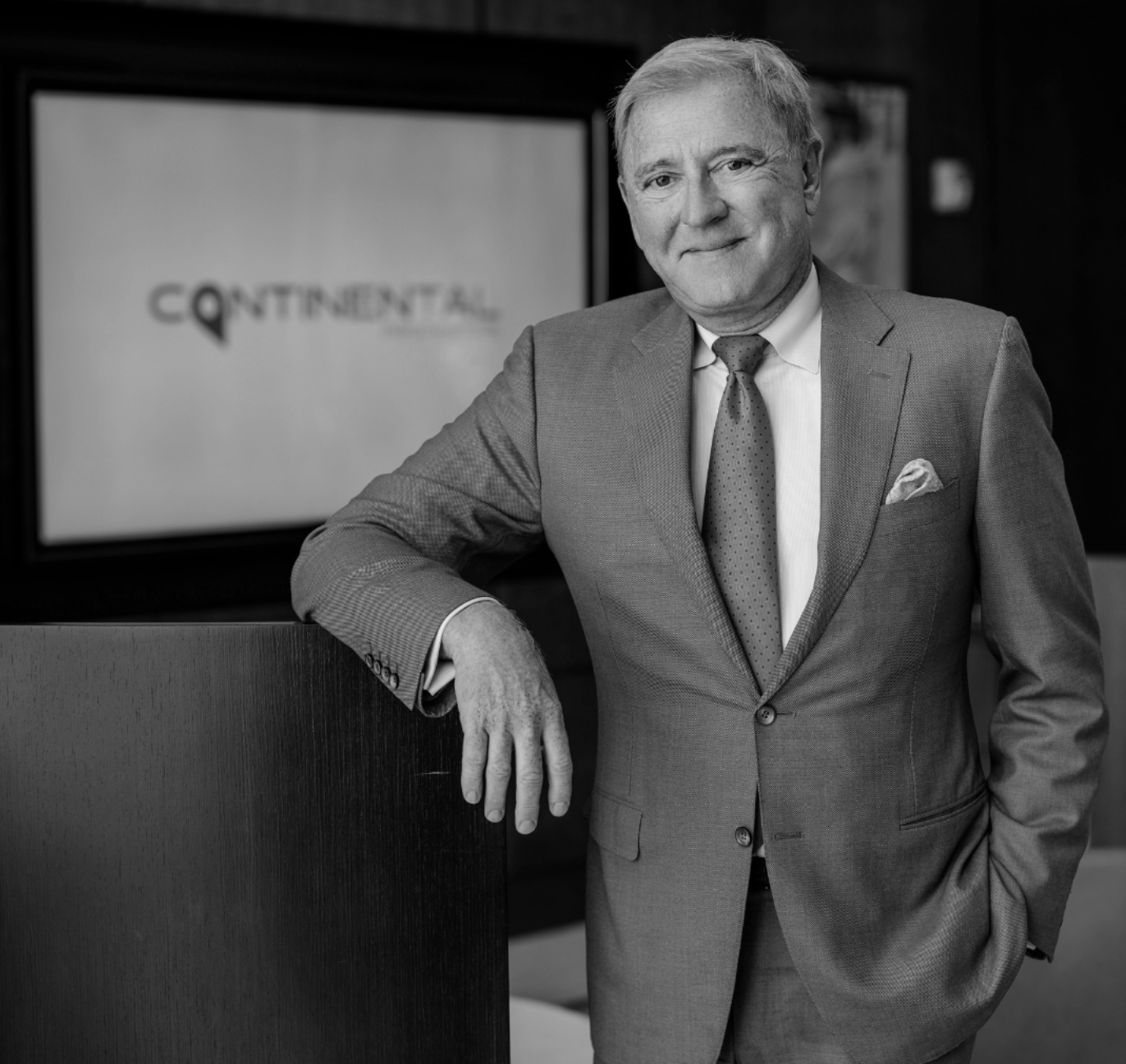 Jim Schloemer, real estate developer, Owner Continental Properties, handsome successful business man