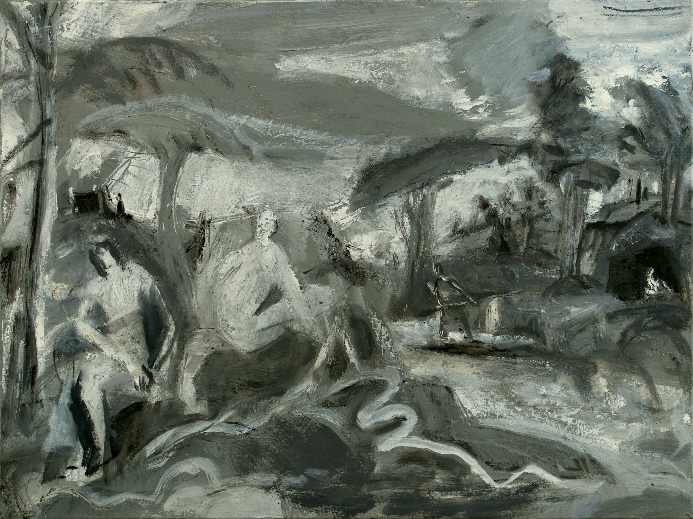 "Orpheus and Eurydice", Oil on Canvas, 30" x 40", 2024