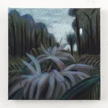 Holly Overton,  Wetlands  Oil on Canvas, 17" x 17", 2024-2025