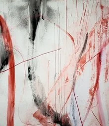 Jill Bullitt,  Untitled  Gouache and Acrylic on Arches Paper, 36" x 33", 2018