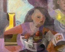 Colleen Kelsey,  The Alms Bowl  Oil on Canvas, 24" x 30", 2025