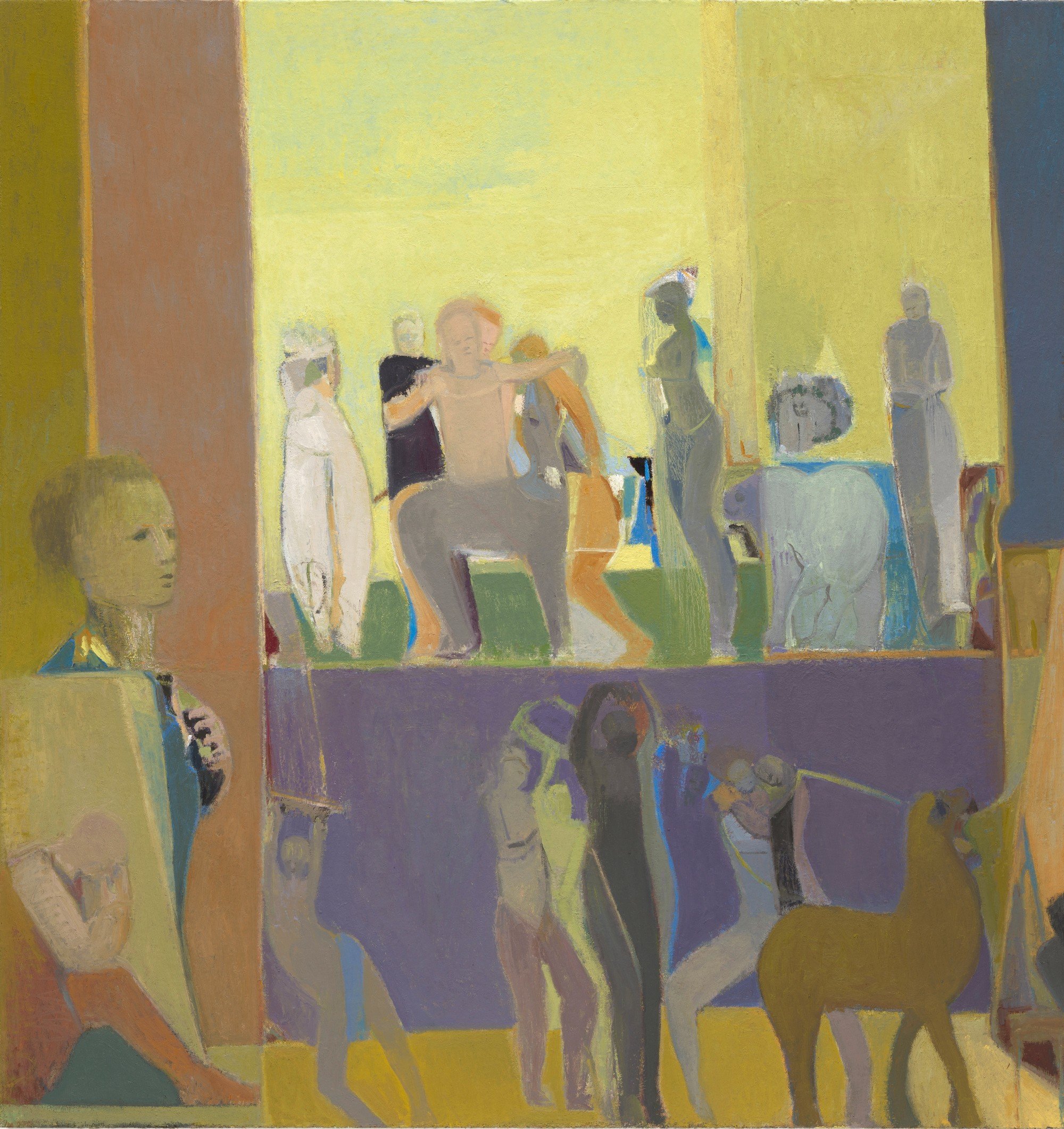 "Still", Oil on canvas, 38 x 36", 2019