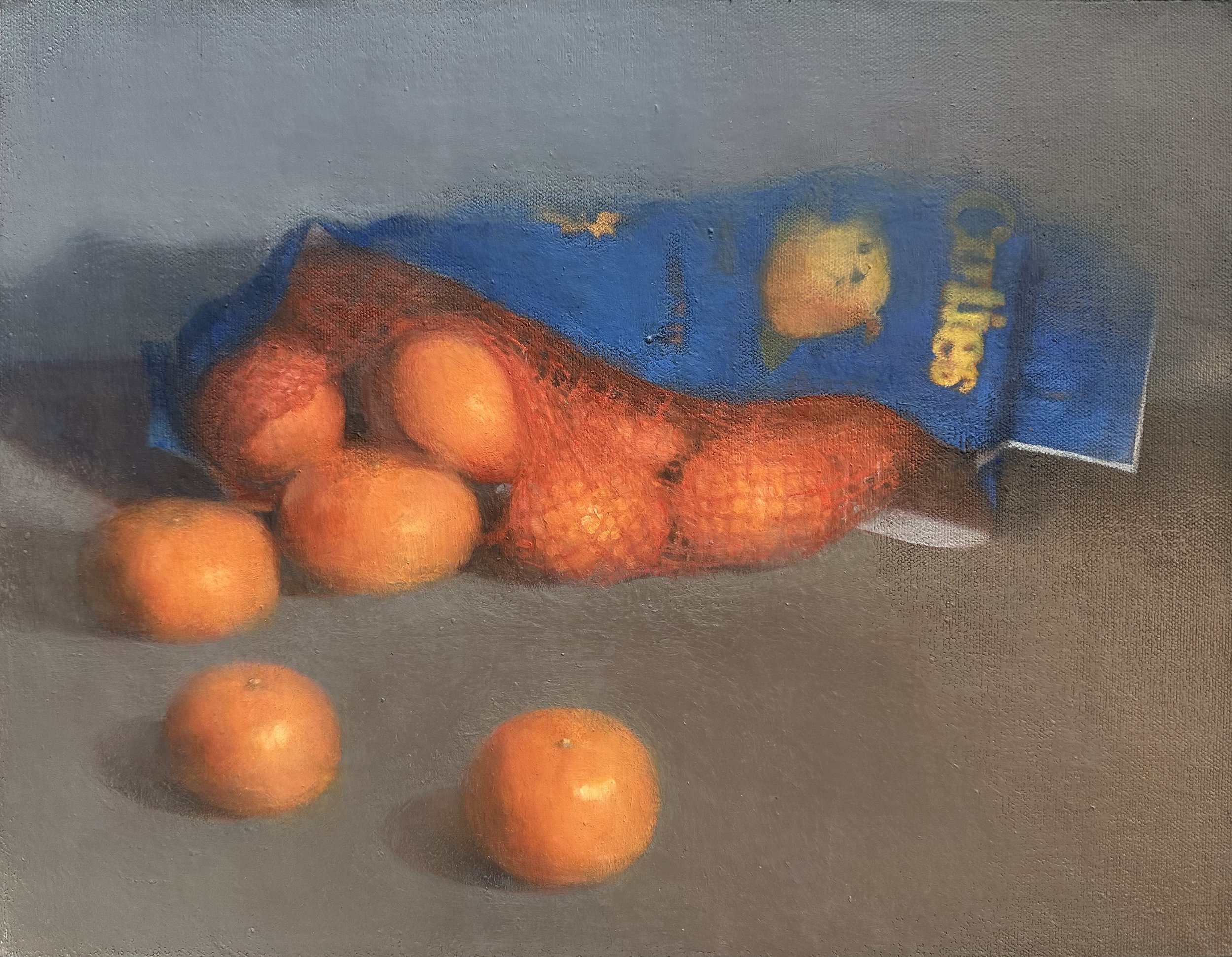 Eric Elliott, "Cuties", Oil on Canvas, 12" x 15.5", 2026