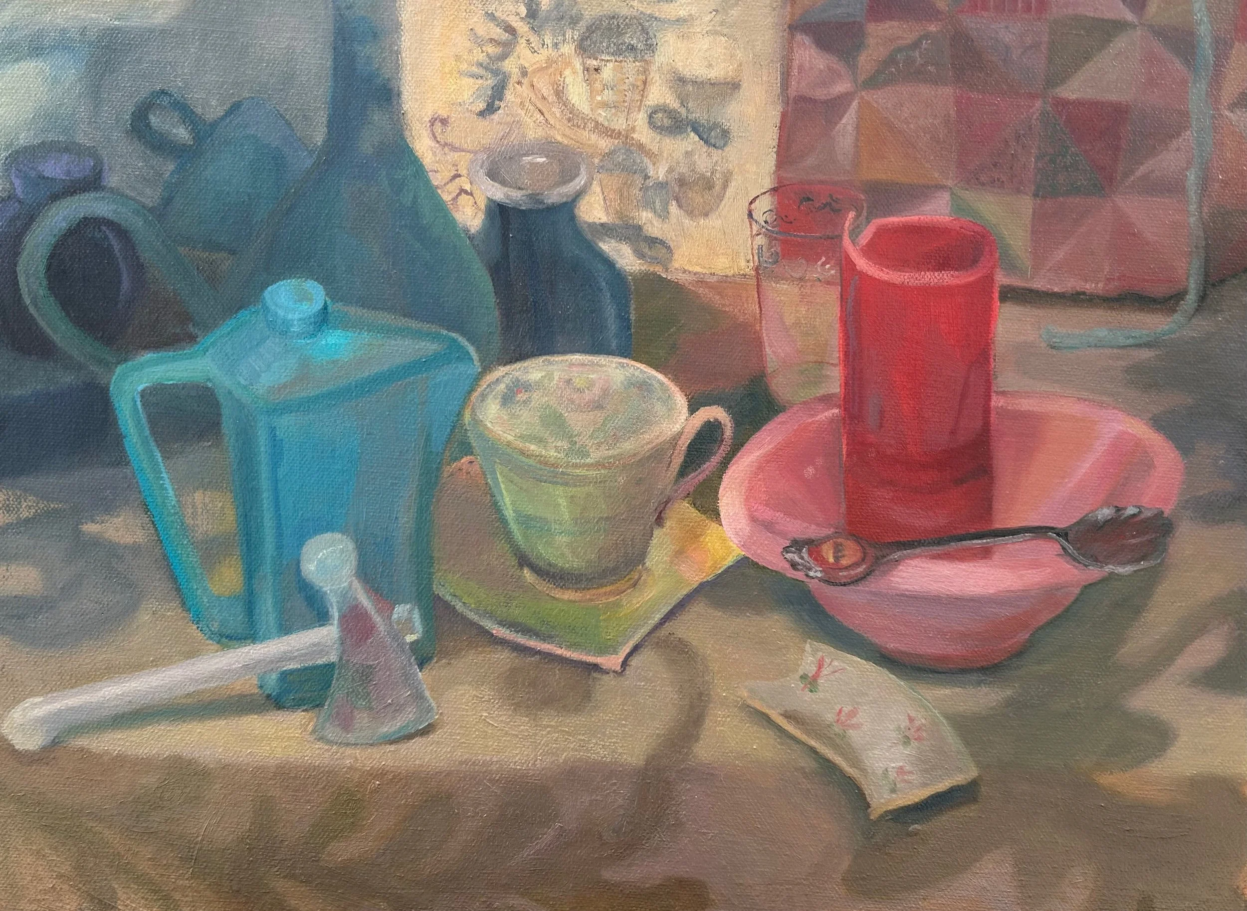 "Vessels and Apron", Oil on Canvas, 12" x 16", 2026