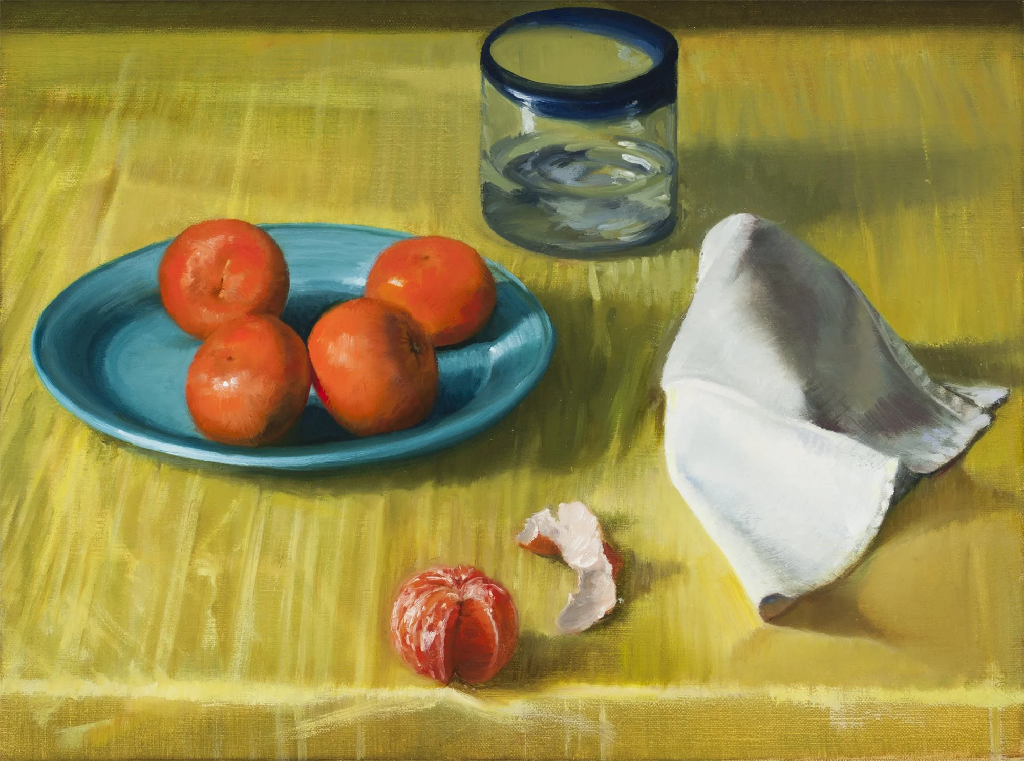 Sheldon Tapley, "Clementines II", Oil on Linen, 12" x 16", 2014