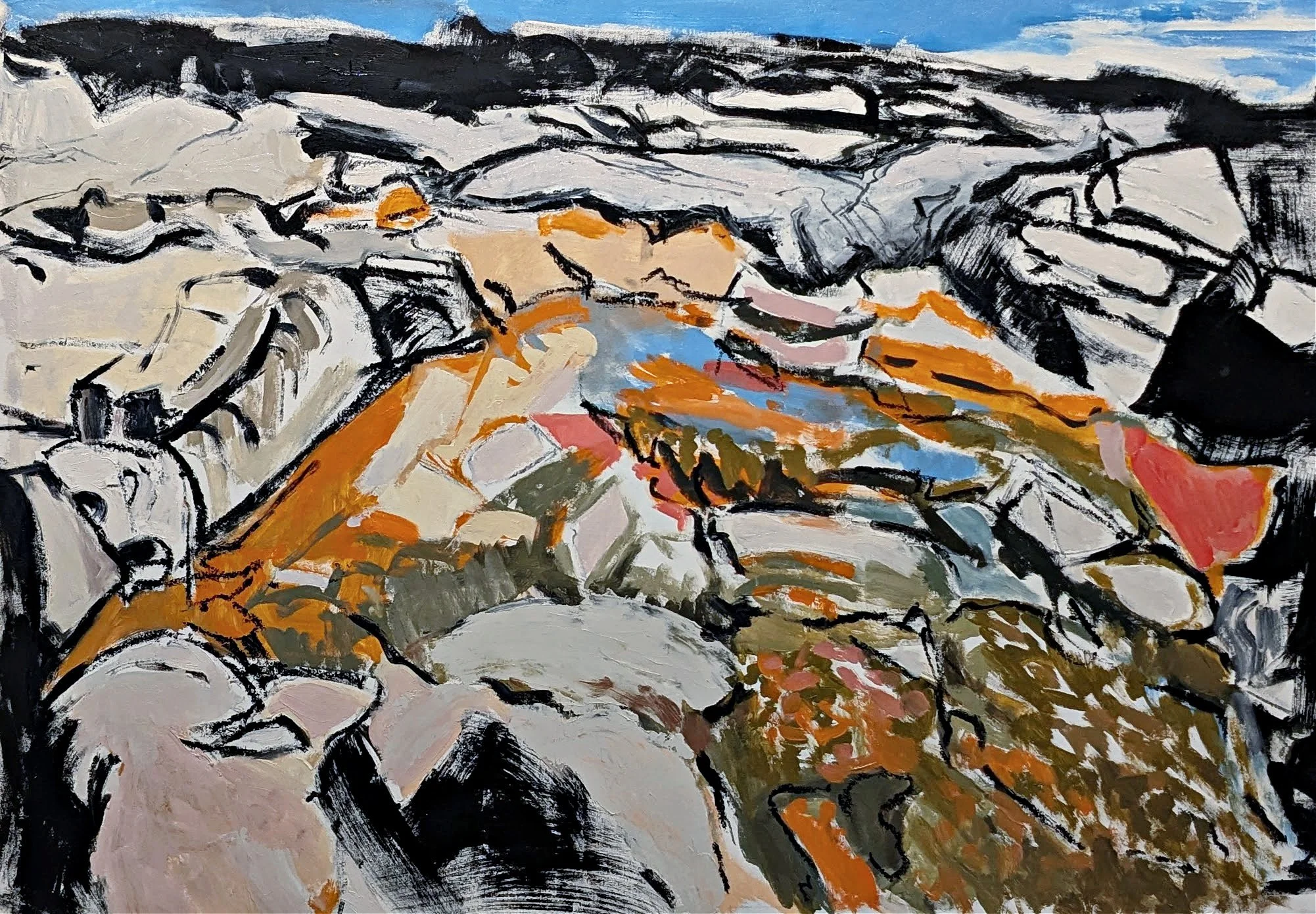 "In Maine", 32" x 42"