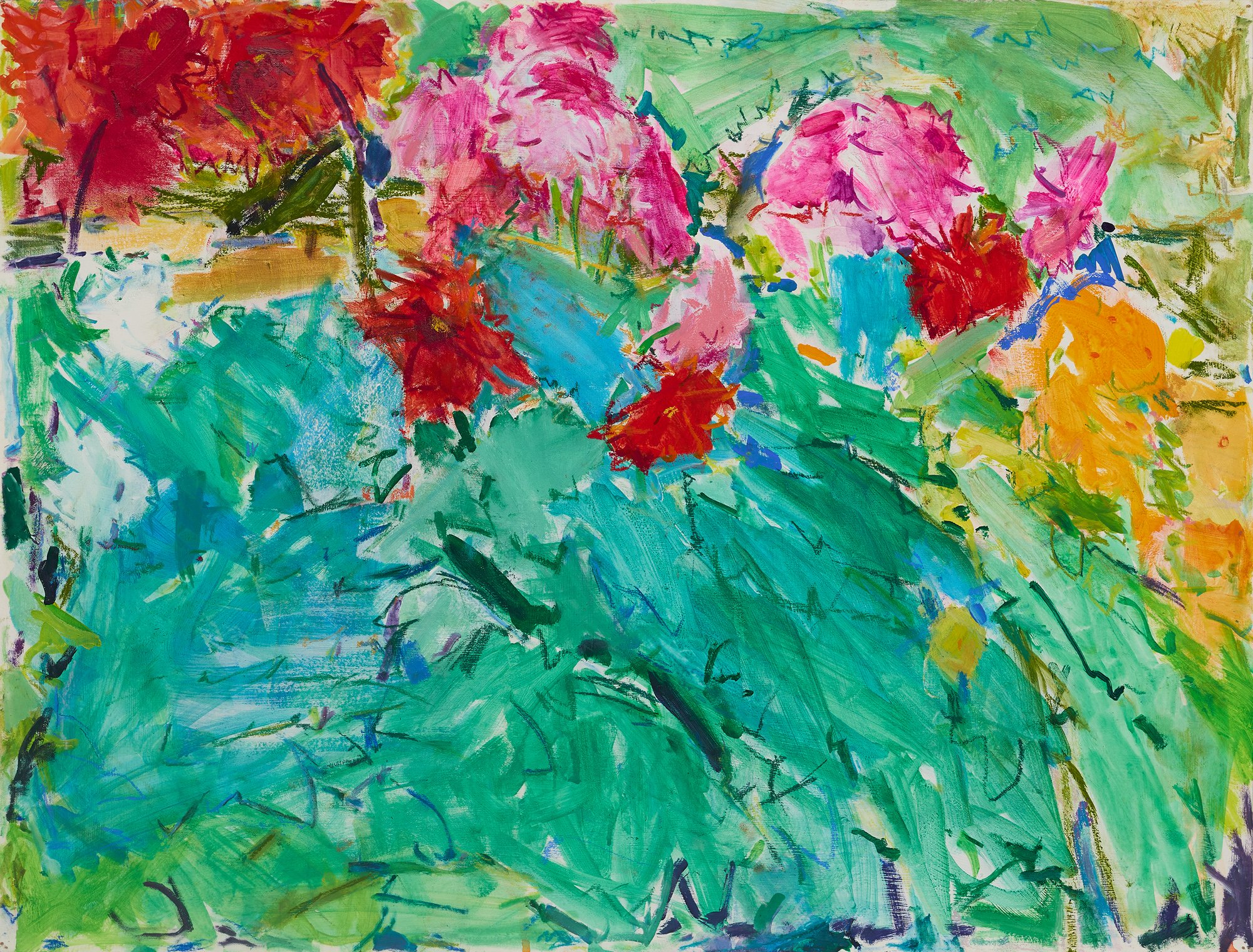 "Beautiful Rage", Acrylic on Paper, 18" x 24", 2025