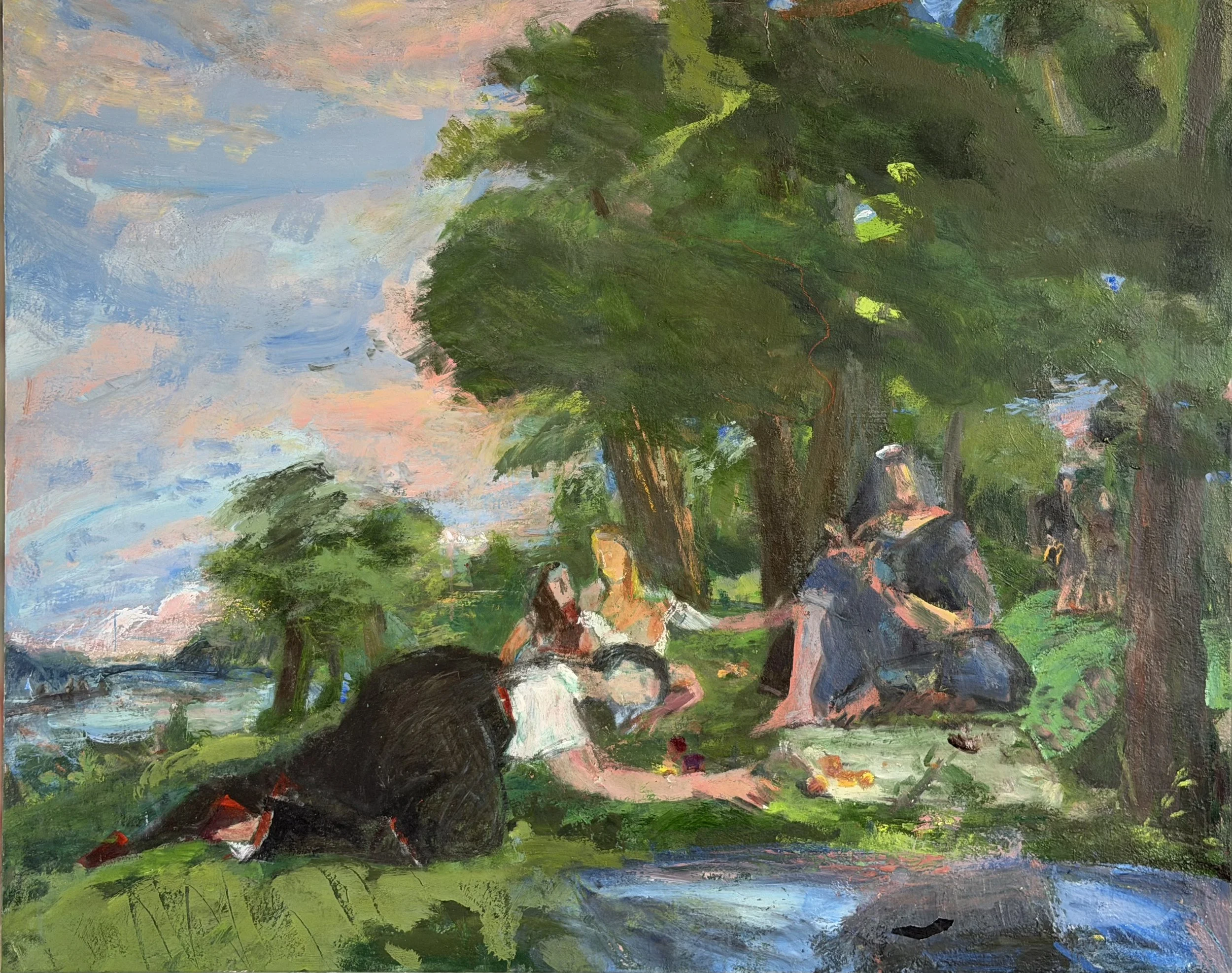 "Last Picnic", Oil on Canvas, 48" x 60", 2026