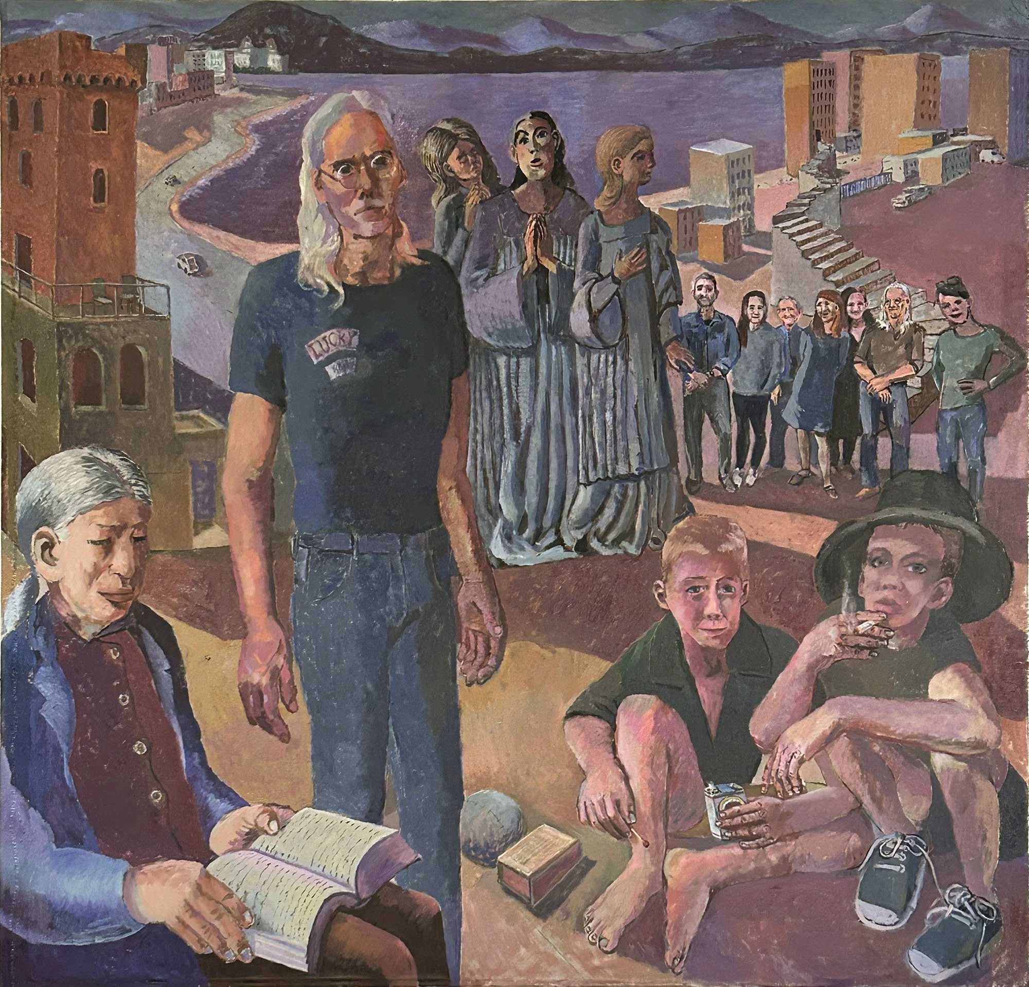 "Lucky Strike", Oil on Linen, 54 X 52″, 2025