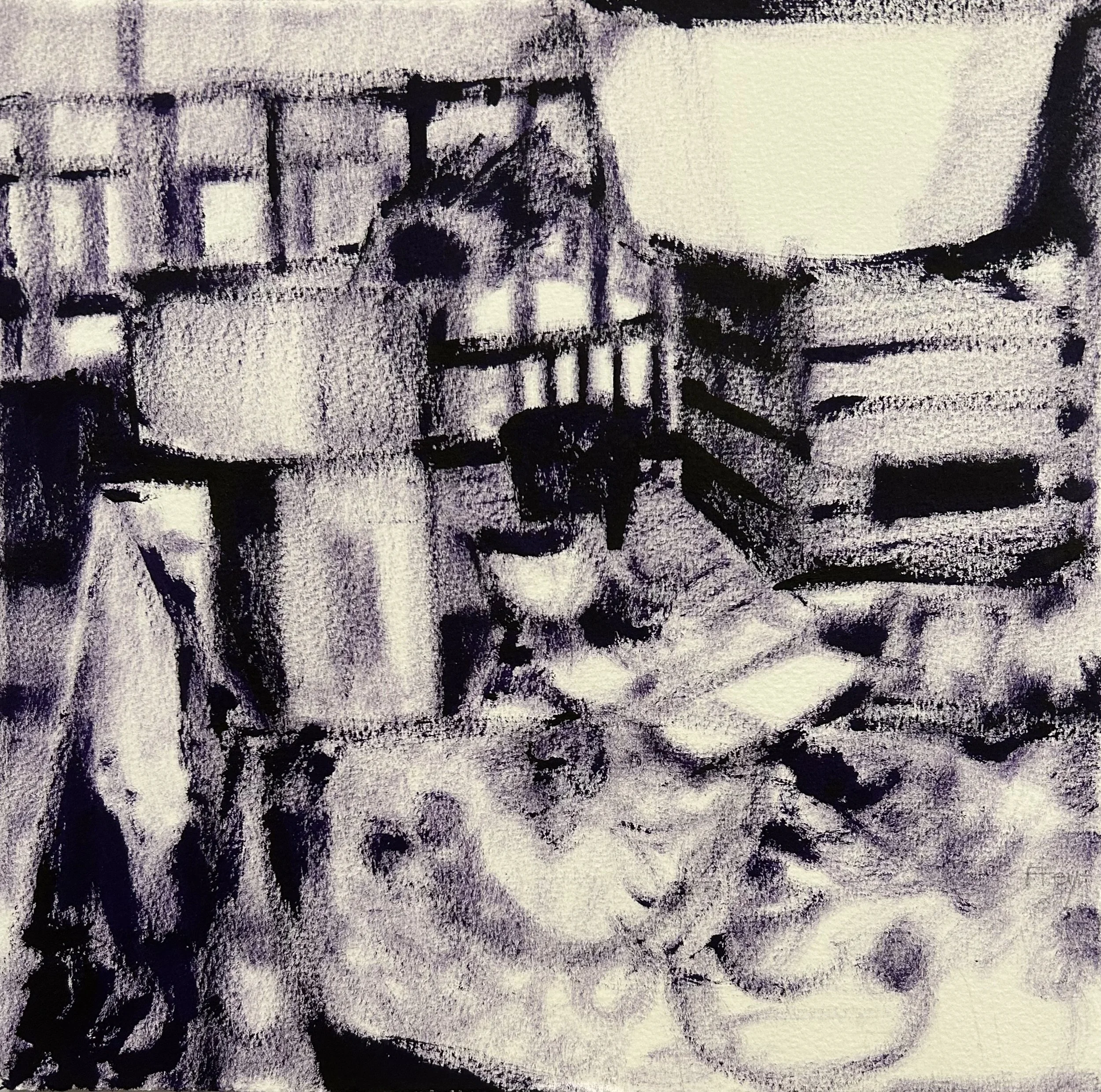 "Collection I", Acrylic, 10" x 10", 2022