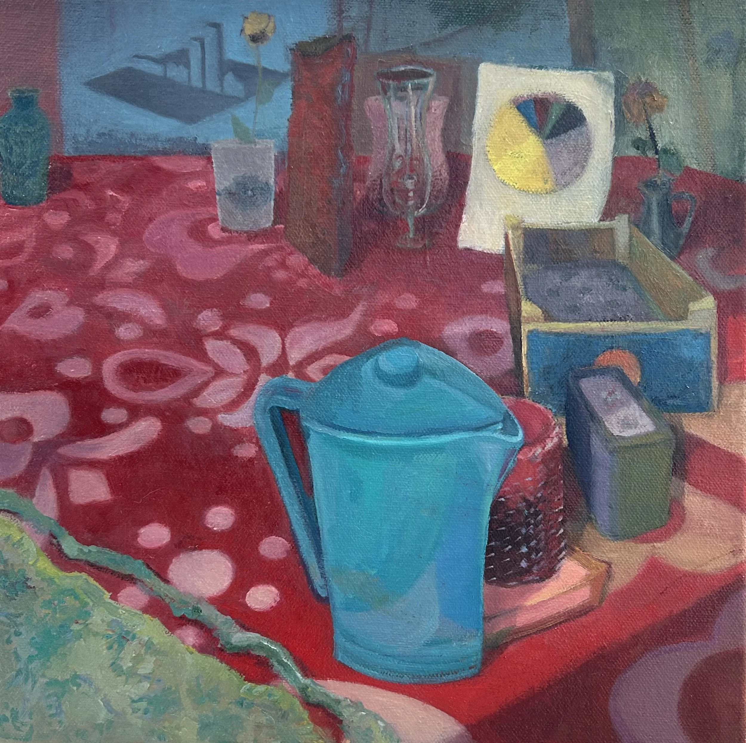 "Clock of Eras", Oil on Canvas, 12" x 12", 2026