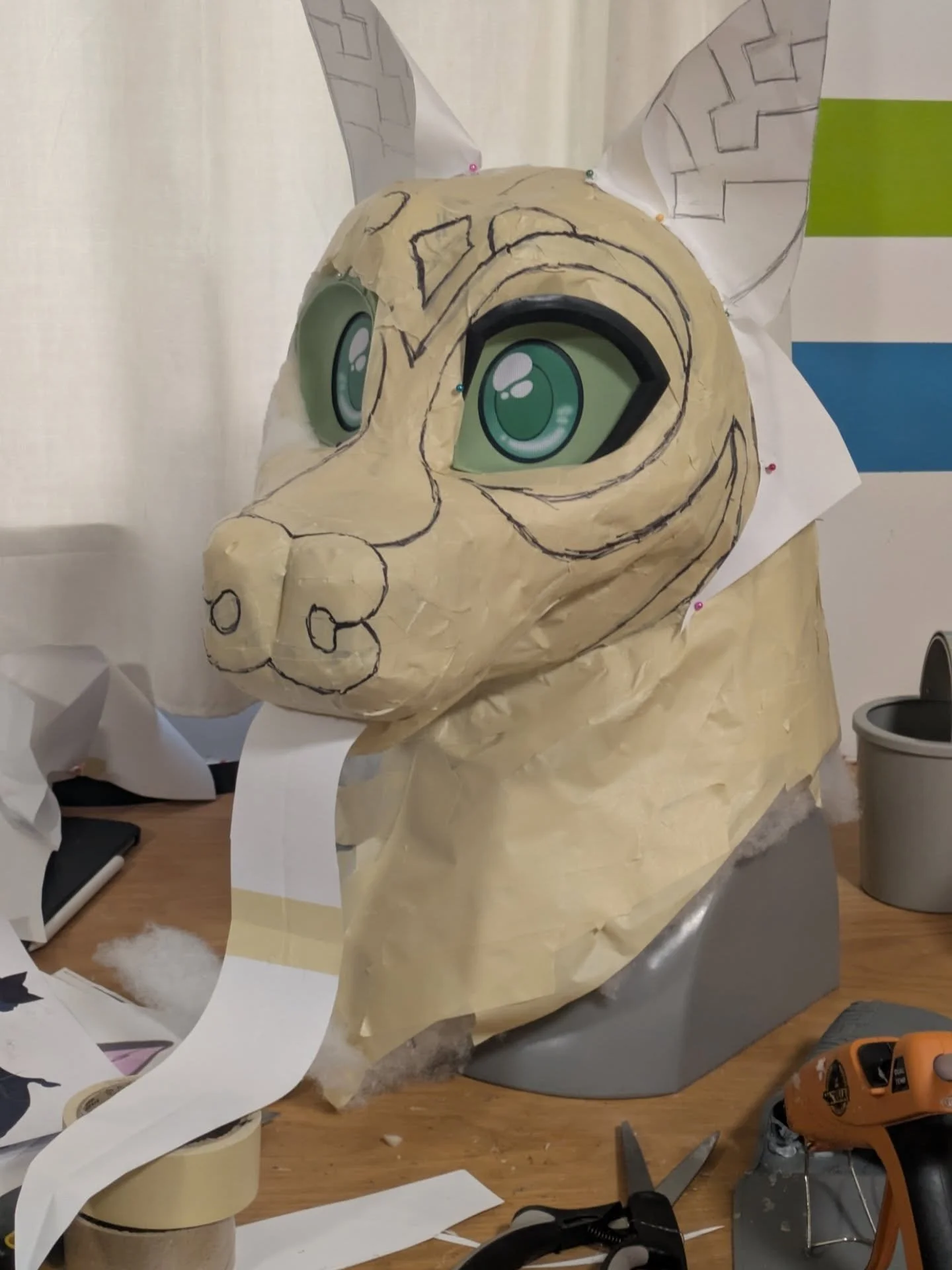 The next suit will be taking flight from the workshop very soon..... #fursuitmaker #fursuitwip #fursuit #furriesofinstagram #furryfandom