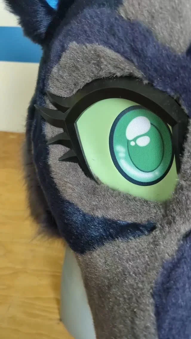 eyeliner on point #fursuitmaker