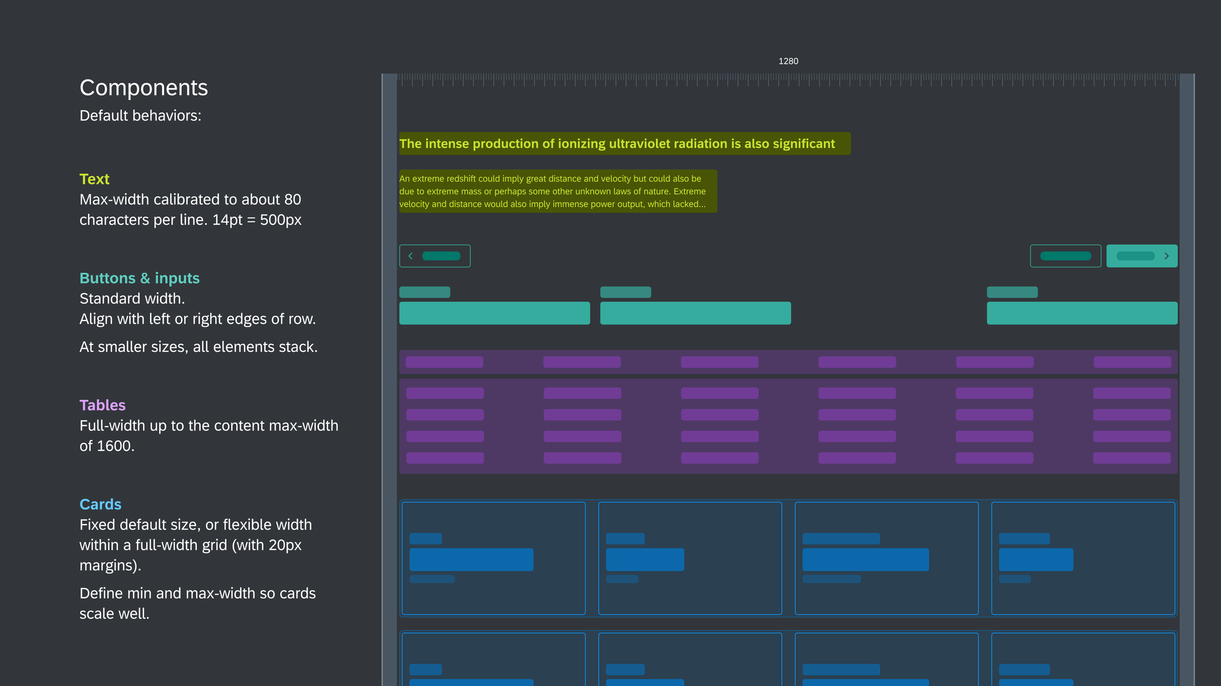 Presentation slide: examples of many common qualtrics components to show the very basic alignment system.