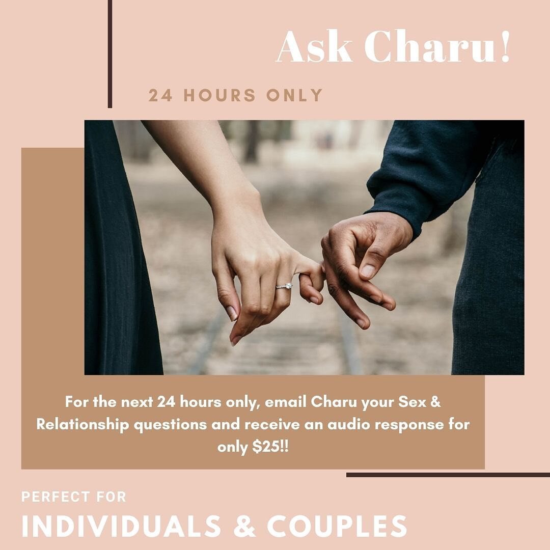 Last month, I introduced 'ASK CHARU' questions. An opportunity for you to get your questions answered directly from me in the most affordable way. 

It was so exciting for me to receive your questions and to be able to give you some support. There is