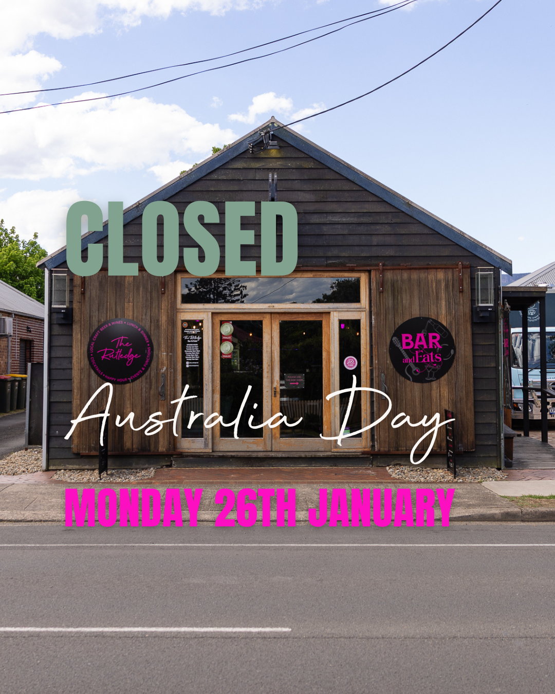 CLOSED - Australia Day 