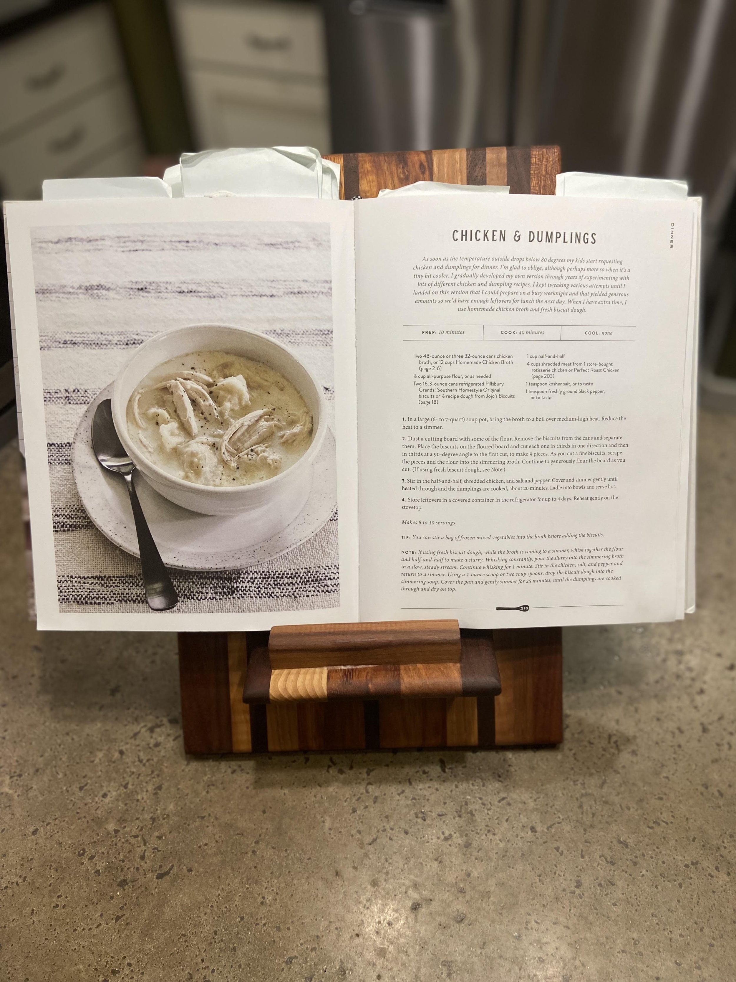 cookbook holder tablet — Rock and Grain