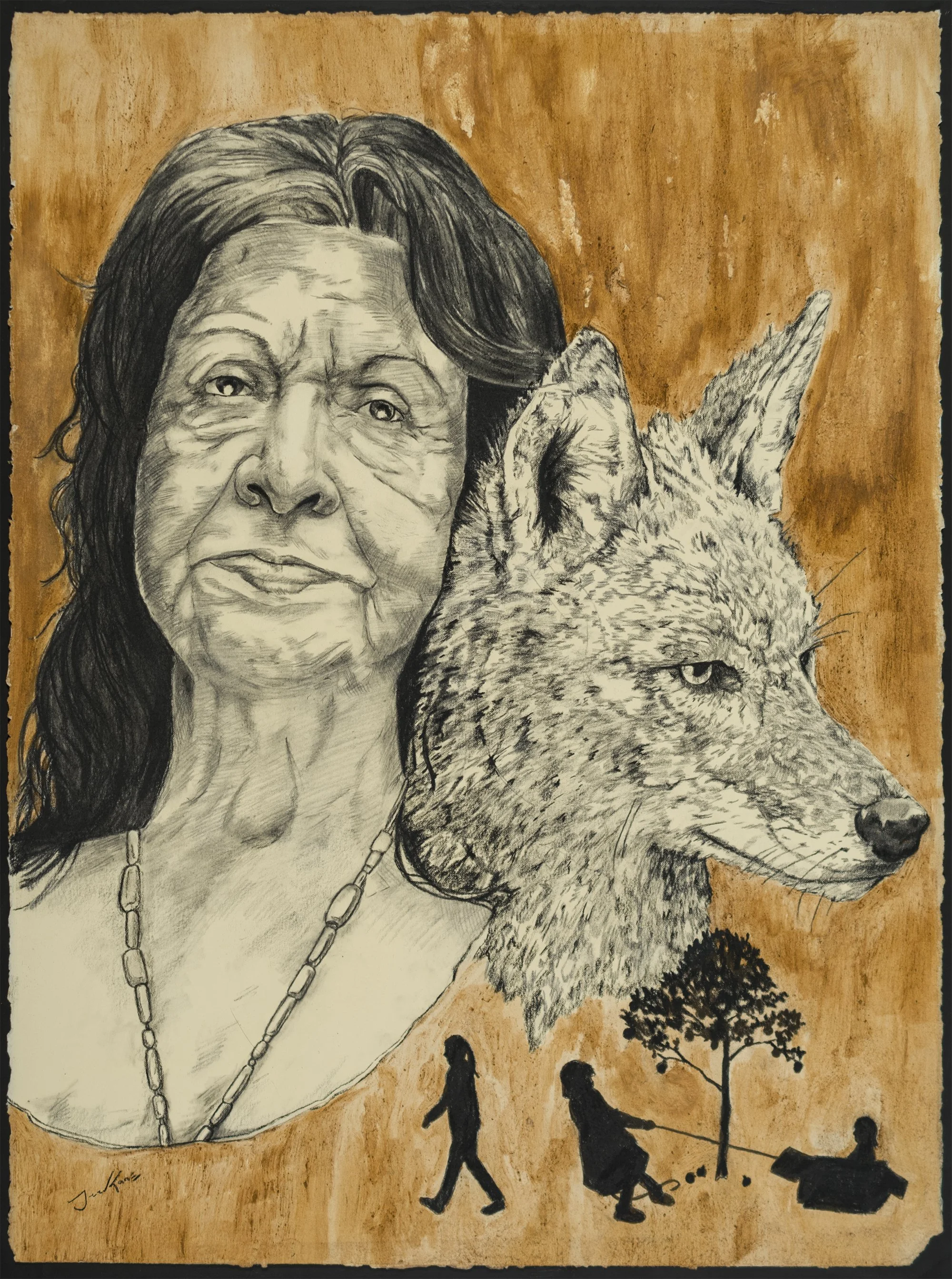 Birdie by Jarod Kane, ellugallery.com/jarod-kane Charcoal and clay
Featuring Alberta “Birdie” Rose Gallez
____________________________________________
It has always been the primary function of myth to provide the right symbols to carry the human spi