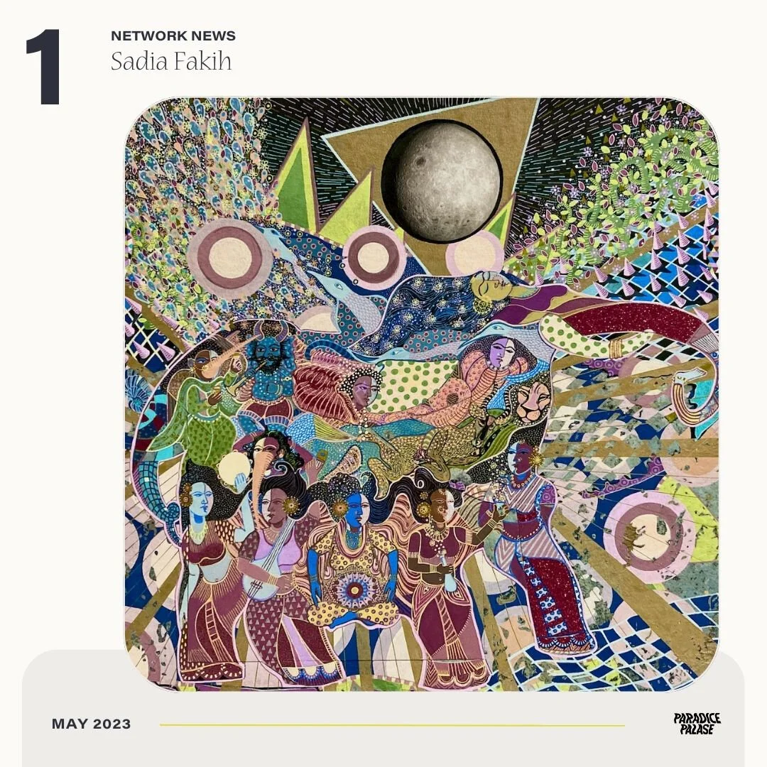 Straight to your inbox, our #networknewsletter highlights what art world events our members are up to this month. Catch a few of our top picks below! 👇 👏
1️⃣ @sadia.fakih.studio is presenting a solo show titled 'Mythologies of the Interspa