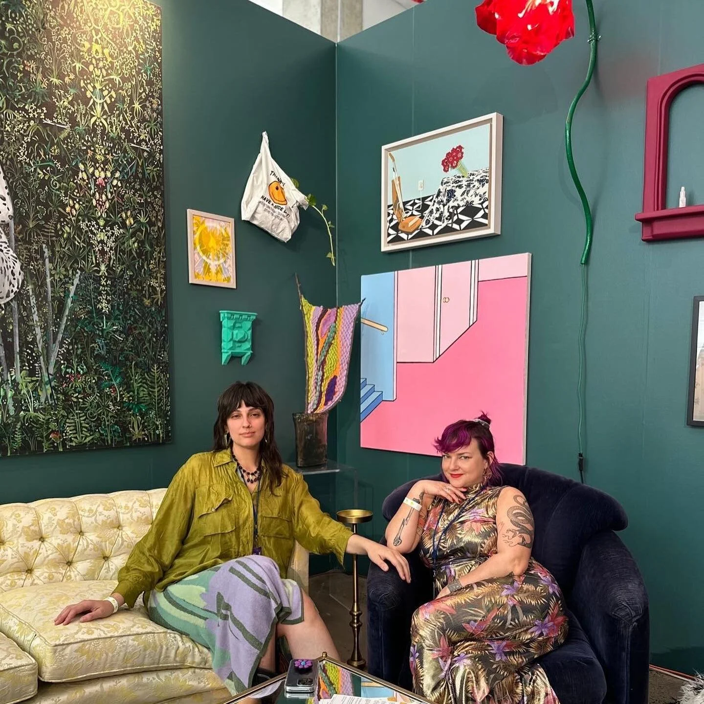 What an incredible week last week at @futurefairs ! So much love and support for our artist members, our install, and our mission! 

Thank you to every single person who visited our booth, to all of the members who helped bring our vision to life wit