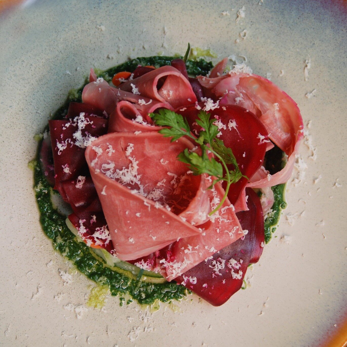 Our first ever festive menu at Porkcentric pays homage to Central European dishes traditionally served during the holiday season.

A three-course meal that begins with an exotic pork tongue salad with beetroot, horseradish, and chimichurri. Main cour