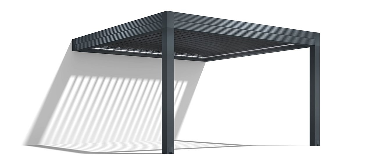 Gibus Med Twist Louvre Roof Bioclimatic Pergola - Frame - Anthracite - Ral-7016 & Blades Anthracite-416 (1).jpg