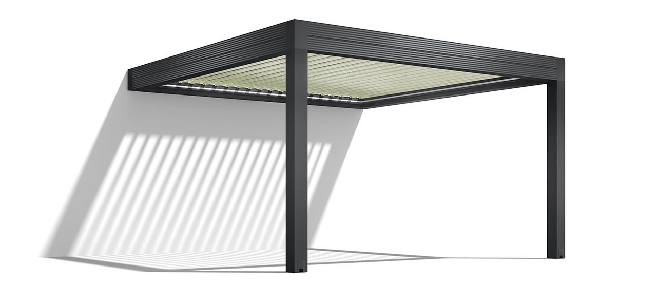Gibus Med Twist Louvre Roof Bioclimatic Pergola - Frame - Anthracite-416 & Blades - ivory (1).jpg