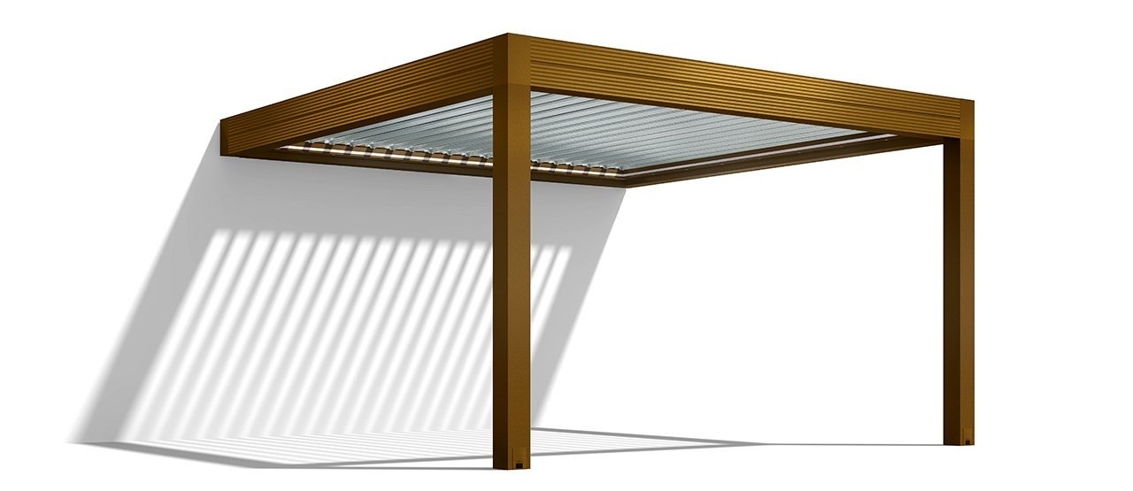 Gibus Med Twist Louvre Roof Bioclimatic Pergola - Frame - Corten & Blades - light-inox (1).jpg