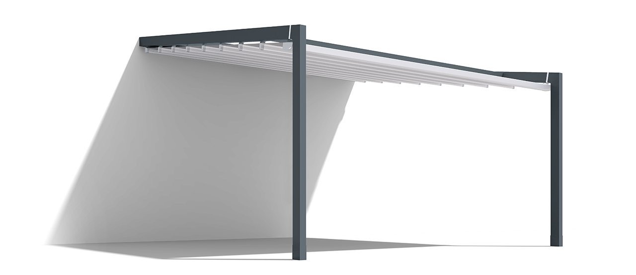 Gibus Med Luce Retractable All Weather Sloped Patio Pergola - Frame Colour - Anthracite-Ral-7016.jpg