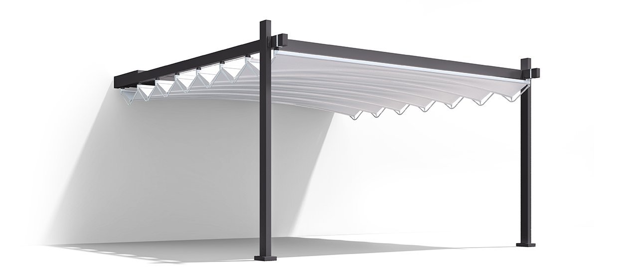 Gibus Med Isola Fly Retractable All Weather Patio Pergola - Anthracite RAL 416 Frame (1).jpg