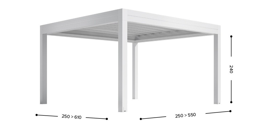 Gibus Med Zenit - All Weather Retractable Flat Roof Pergola & Canopy - Freestanding Island 4 Posts (1).jpg