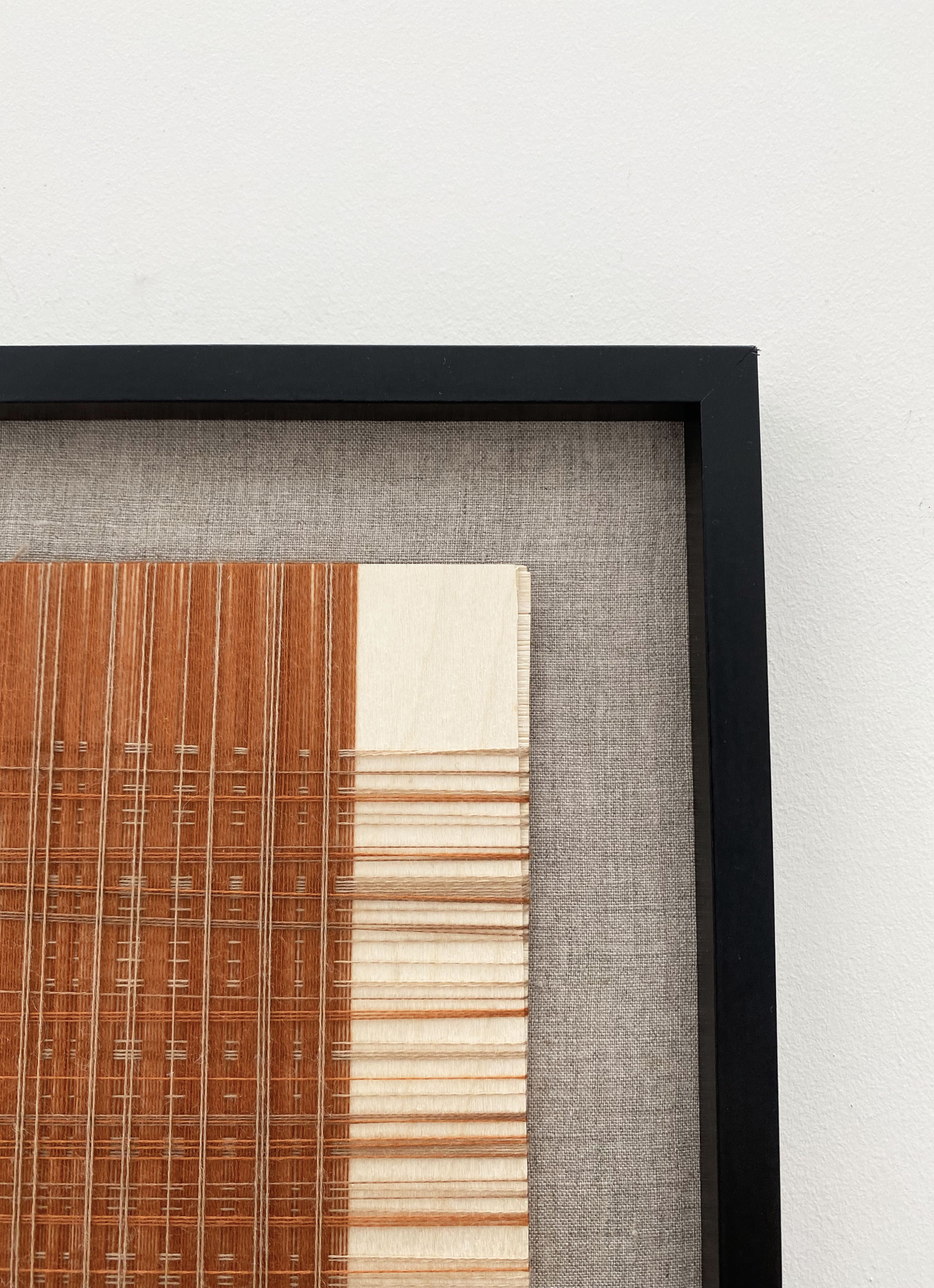 Cayte Designs Framed Yarn Winding Art Oscillations No1 Artwork Details