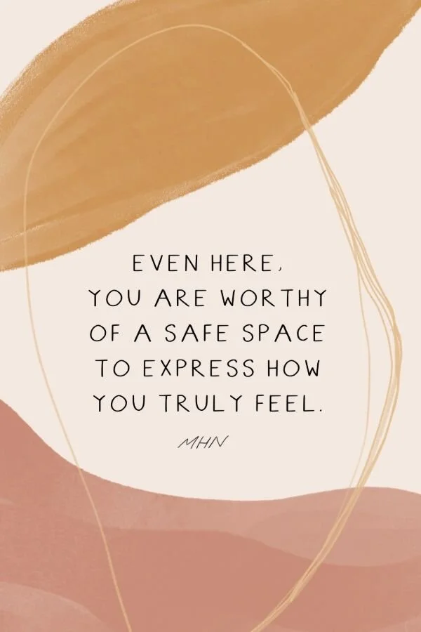 YOU ARE FREE TO FEEL WHAT YOU NEED TO FEEL