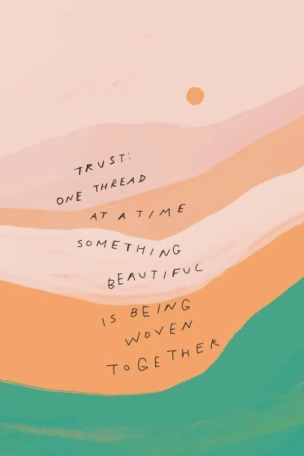 SOMETHING BEAUTIFUL IS BEING WOVEN TOGETHER