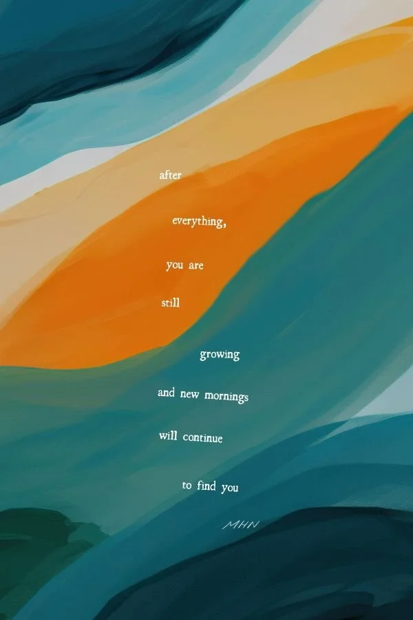 YOU'RE FREE TO FULLY EMBRACE ANY SLOWER RHYTHM YOU FIND