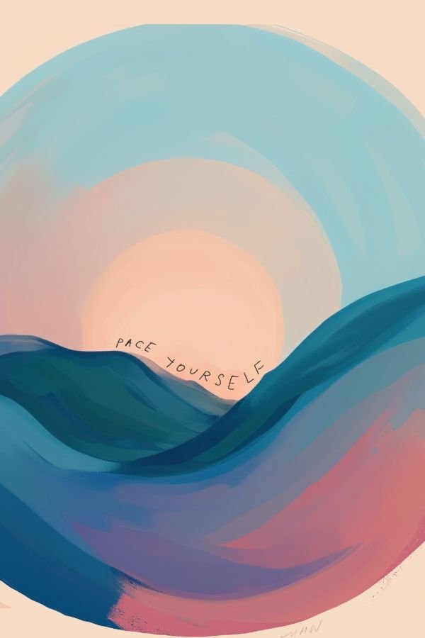 YOU’RE LEARNING TO BE KIND TO YOURSELF