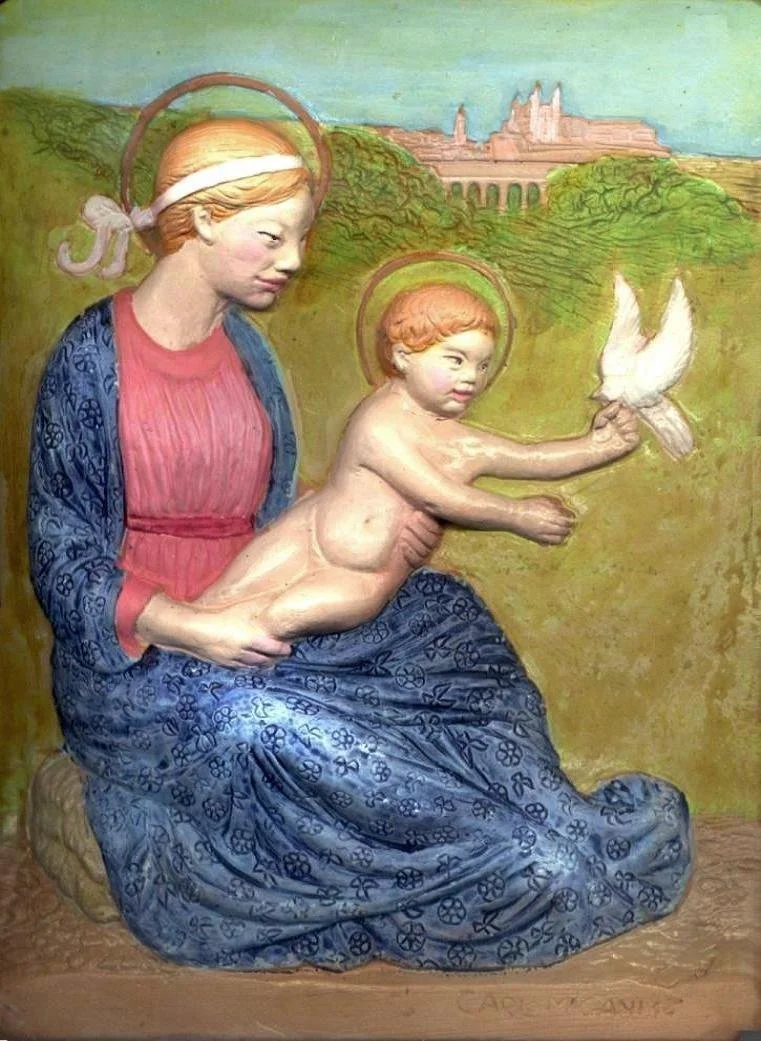 Madonna di Urbino. maiolica dipinta, 2014