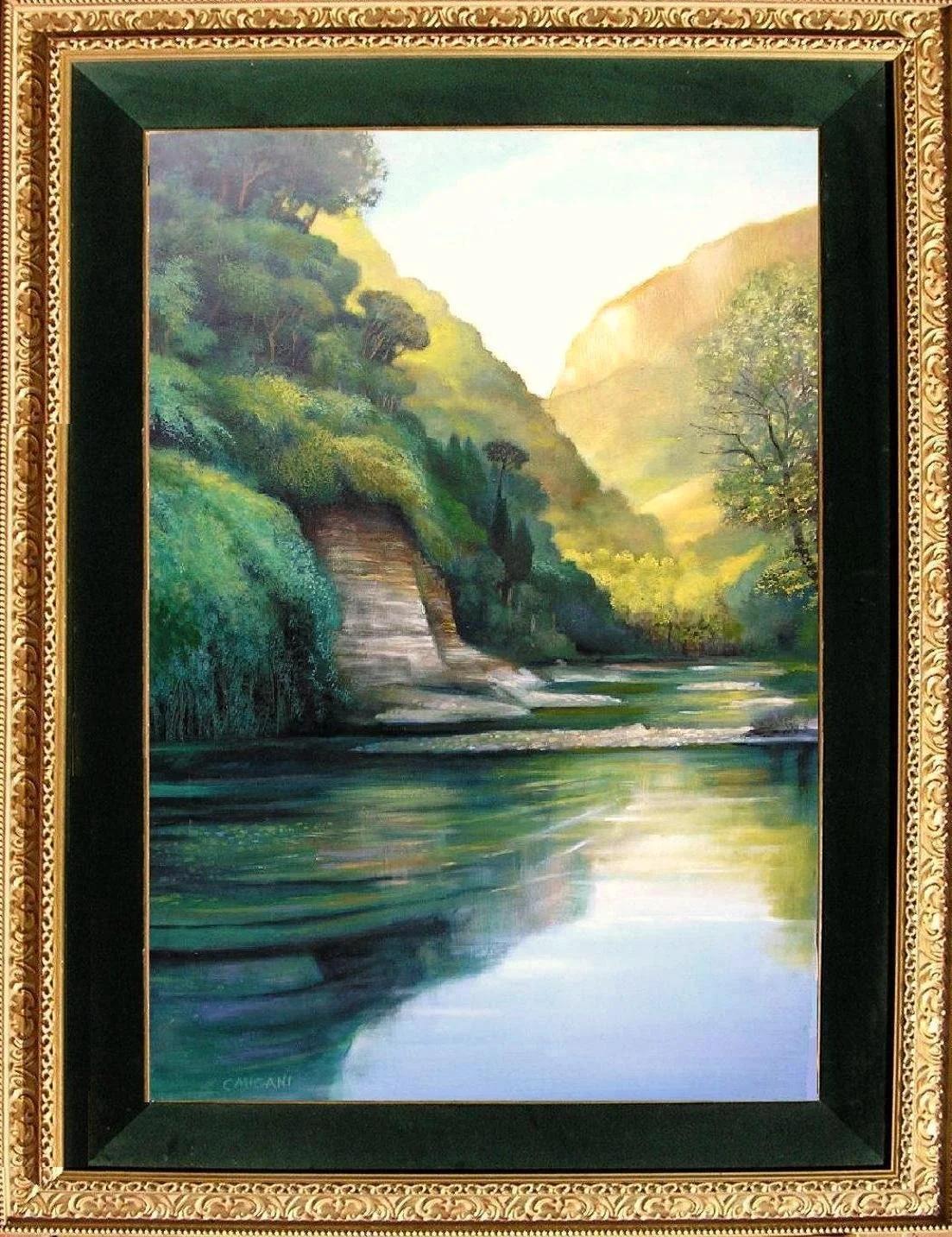 Ultimi raggi. Olio su tela, 2005