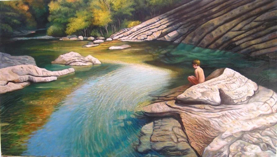 L'este è finita. Olio su tela 1992