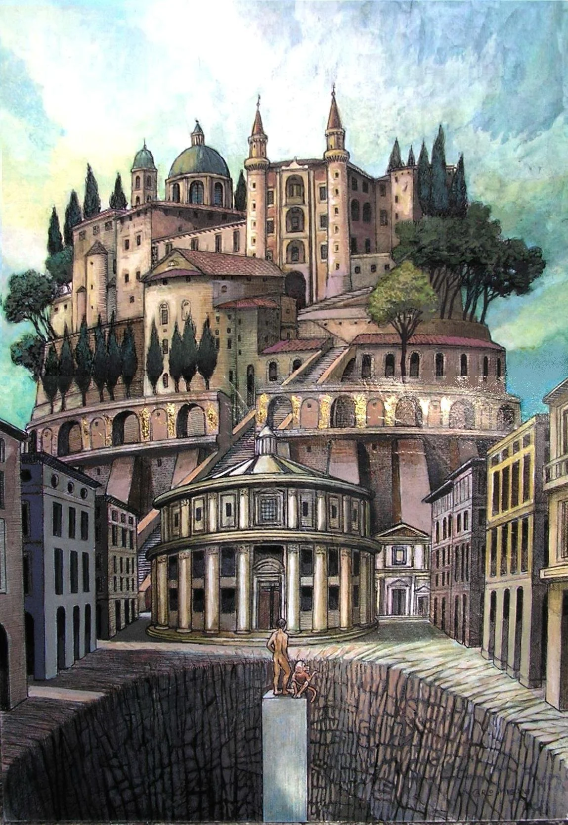 Many Years After. Tecnica mista su cartone, cm 46x68, 2014