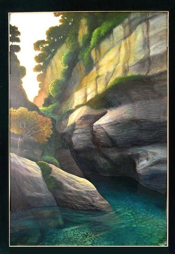 Dura Mater. Olio su tela cm 60x90, 2001