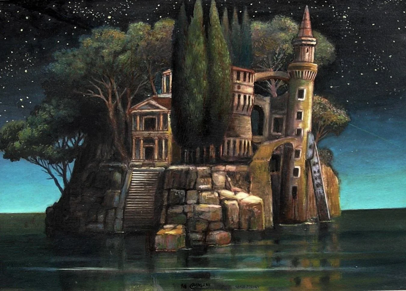 L'ultimo Presidio. Olio su tela, 2015.