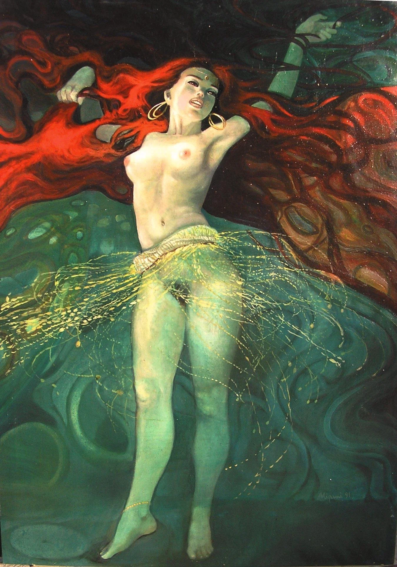 Salomè. Olio su tela, 1991